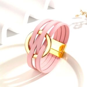 NWOT Fashionable Round Decor String Bracelet